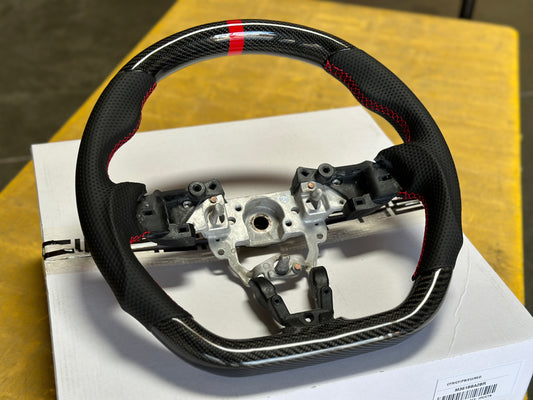 Cipher Auto Mazda 16+ ND Miata MX-5 Carbon Fiber Steering Leather Wheel Box Opening!
