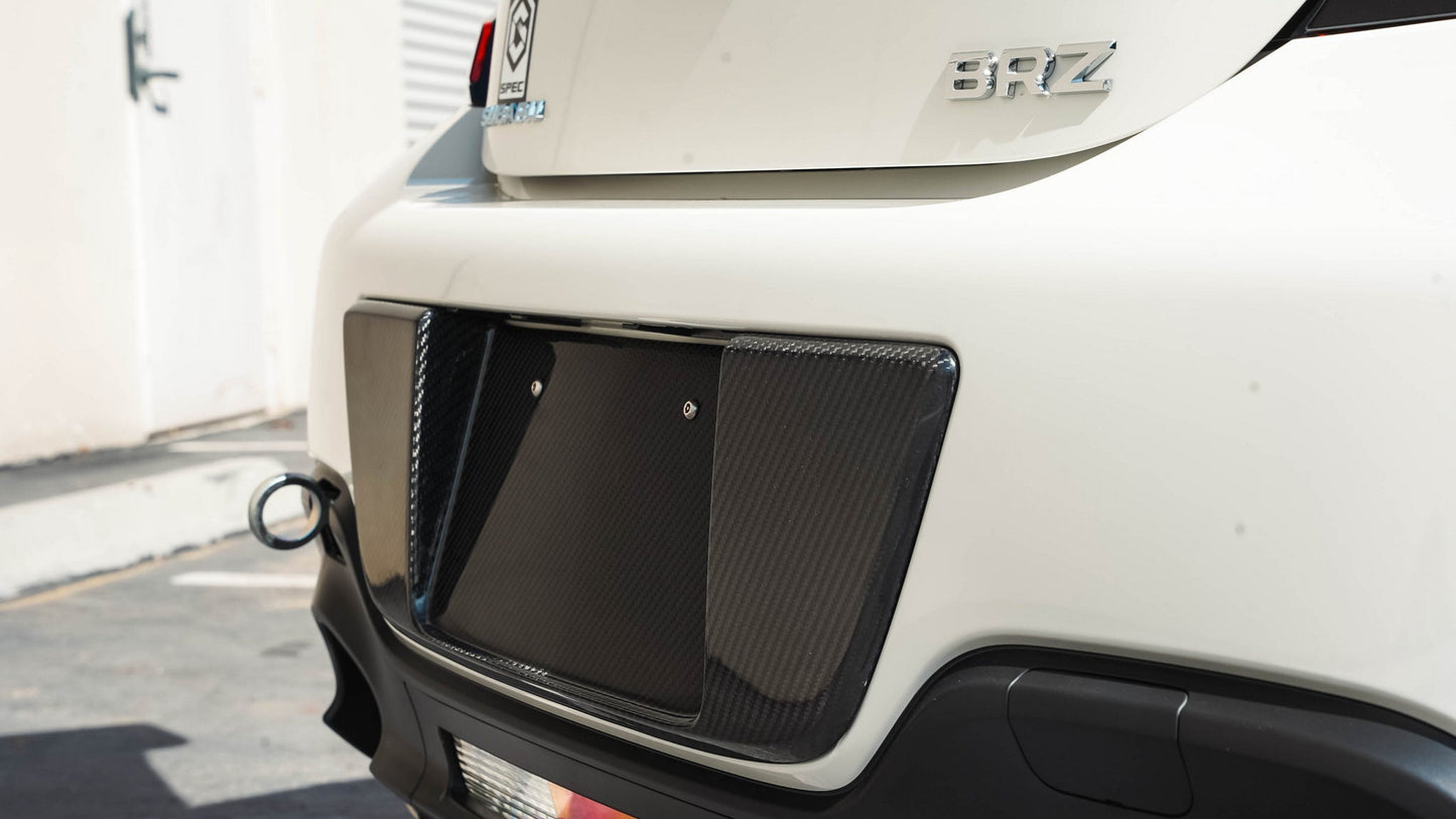 APR Performance Toyota GR86/ Subaru BRZ Carbon Fiber License Plate Frame 2022-2024