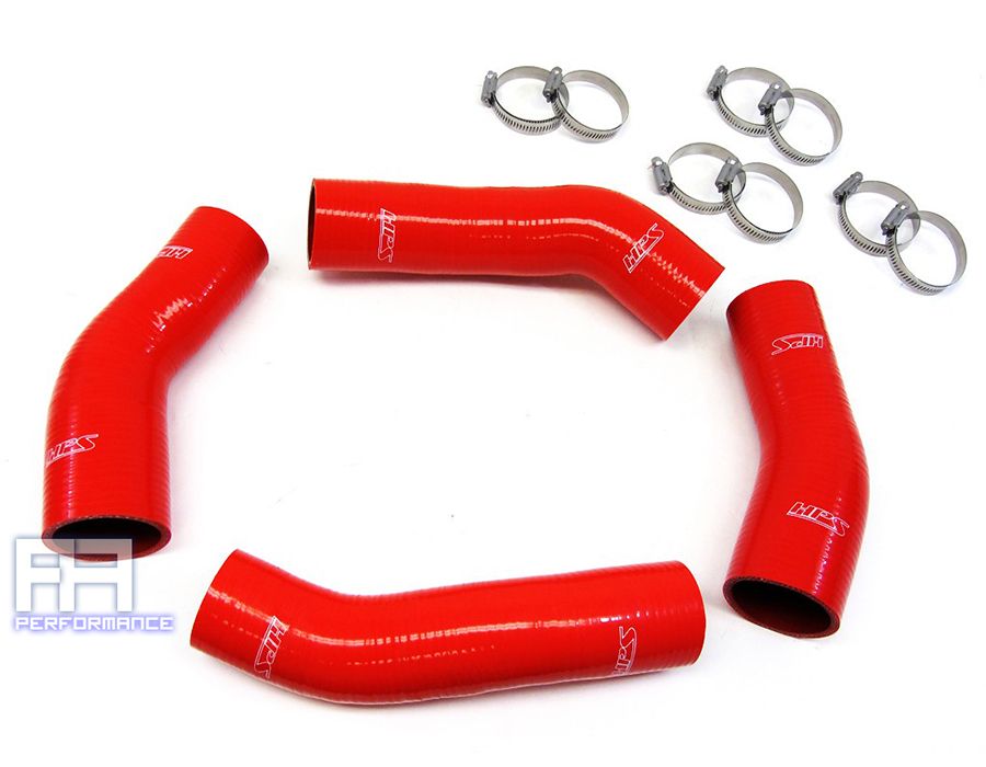 HPS Silicone Intercooler Hose Kit for 300ZX Z32 3.0L VG30DETT V6 Turbo 89-00 Red