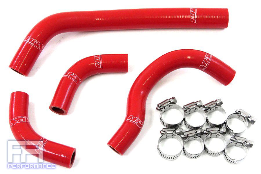 HPS Silicone Radiator Hose Kit for CRF250R CRT250X Racing Dirt Bike 04-09 Red
