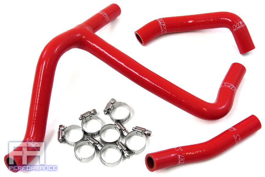 HPS Reinforced Silicone Radiator Hose Kit - RMZ250 Racing Dirt Bike 10-11 Red