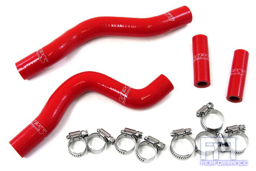 HPS Reinforced Silicone Radiator Hose Kit - RM250 Racing Dirt Bike 01-11 Red