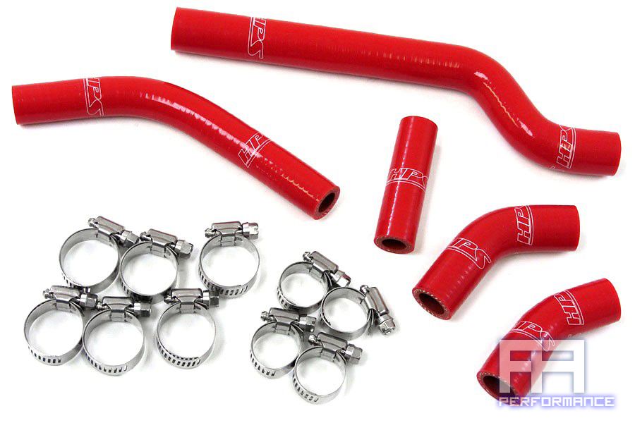 HPS Silicone Radiator Hose Kit for WR250F 07-09 YZ250F 2006 Dirt Bike - Red