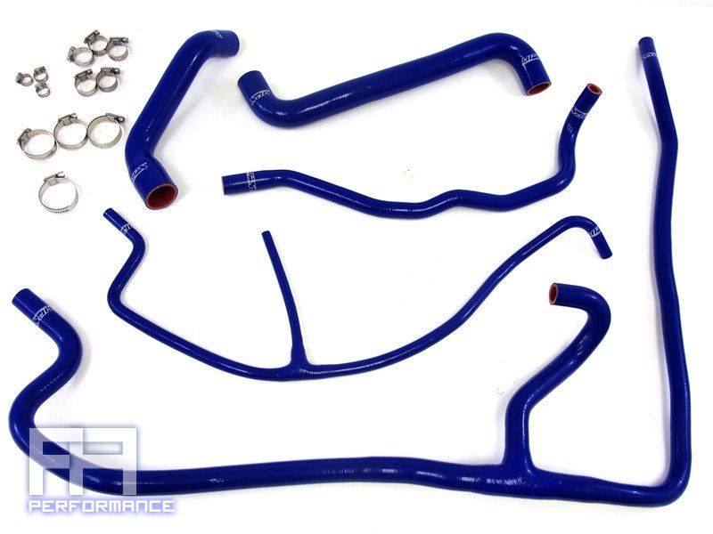 HPS Silicone Radiator+Heater Hose for Corvette C6 6.0L 05-07 7.0L Z06 06-08 Blue