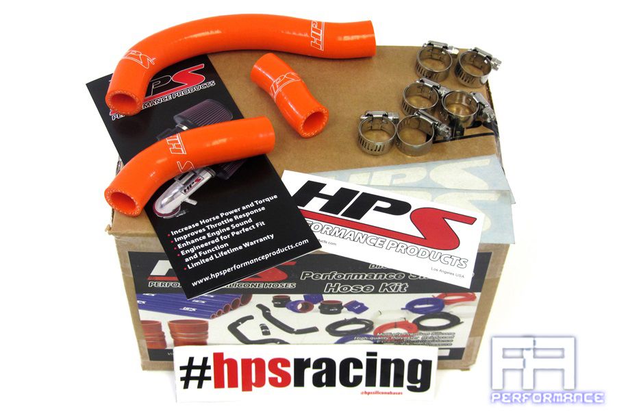 HPS Silicone Radiator Coolant Hose Kit For 08-09 KTM 450 505 SX-F/XC-F - Orange