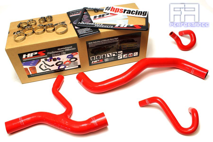 HPS Silicone Radiator Hose + Heater Hose For Ford 96-01 Mustang GT 4.6L 4.6 Red