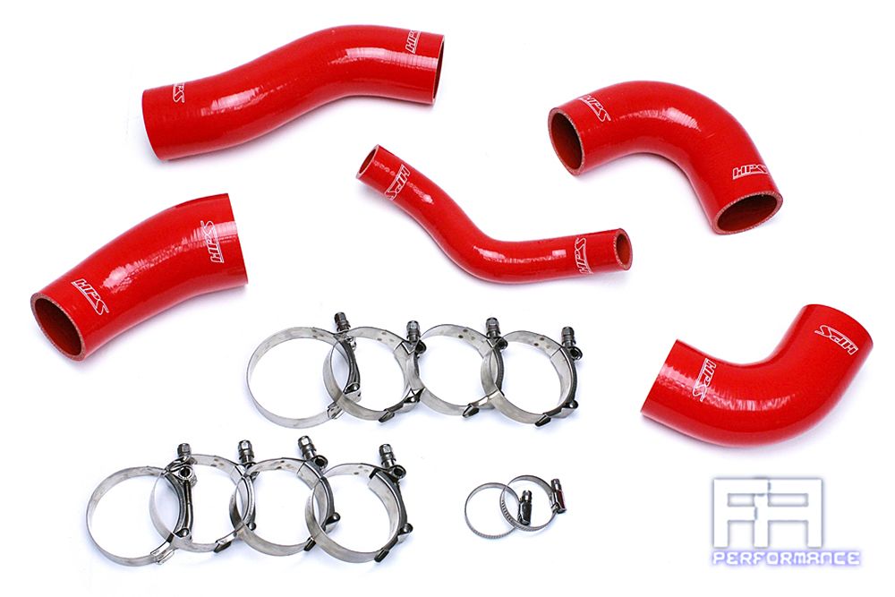 HPS Silicone Intercooler Hose Kit For 11-15 Optima 11-14 Sonata 2.0L Turbo Red