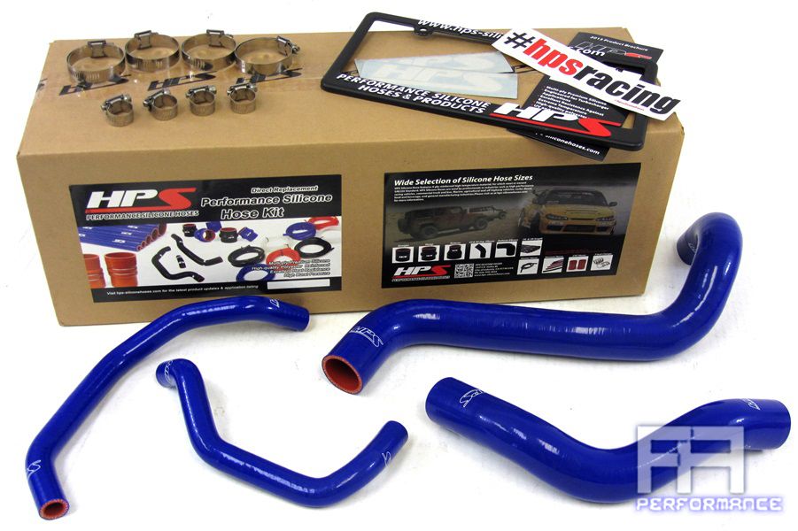HPS Silicone Radiator + Heater Hose Kit For 12-14 Sequoia Tundra 5.7 V8 LHD Blue