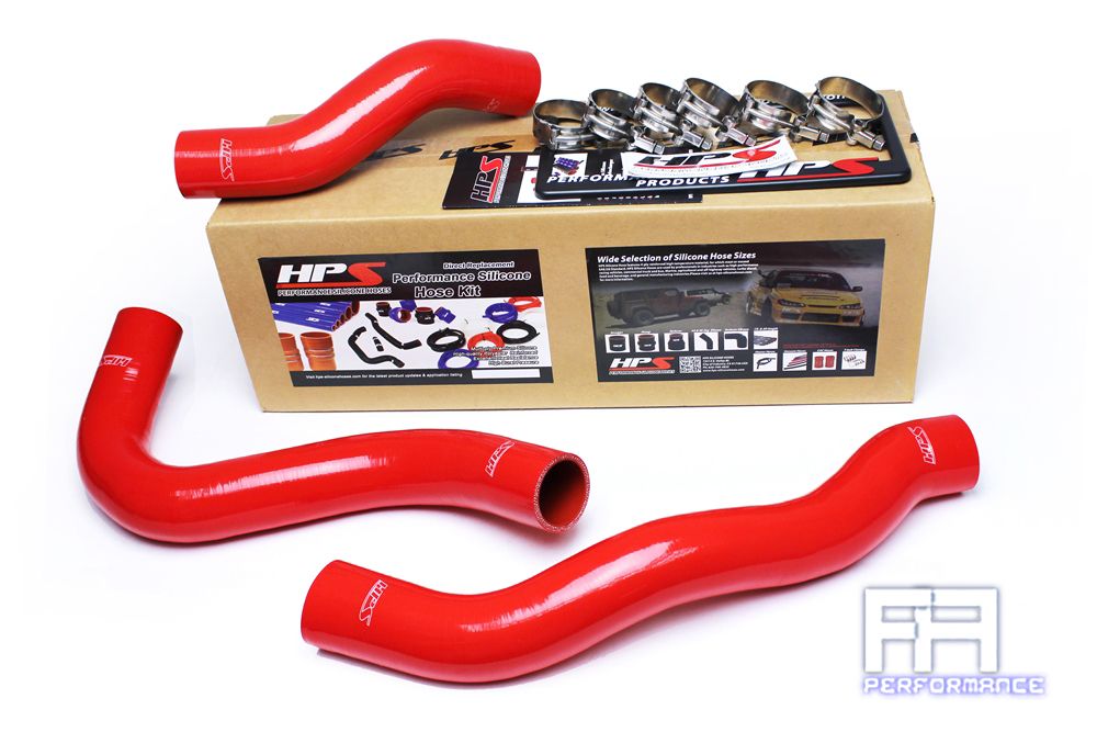 HPS Silicone Radiator Hose For 08-10 F250 F350 F450 Superduty 6.4L Diesel Red