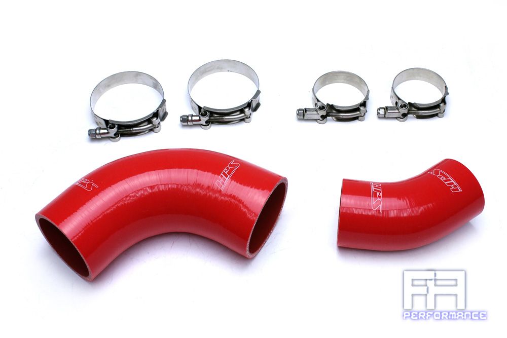 HPS Silicone Intercooler Hose For Mazda 07-10 CX7 CX-7 2.3 2.3L Turbo MZR - Red