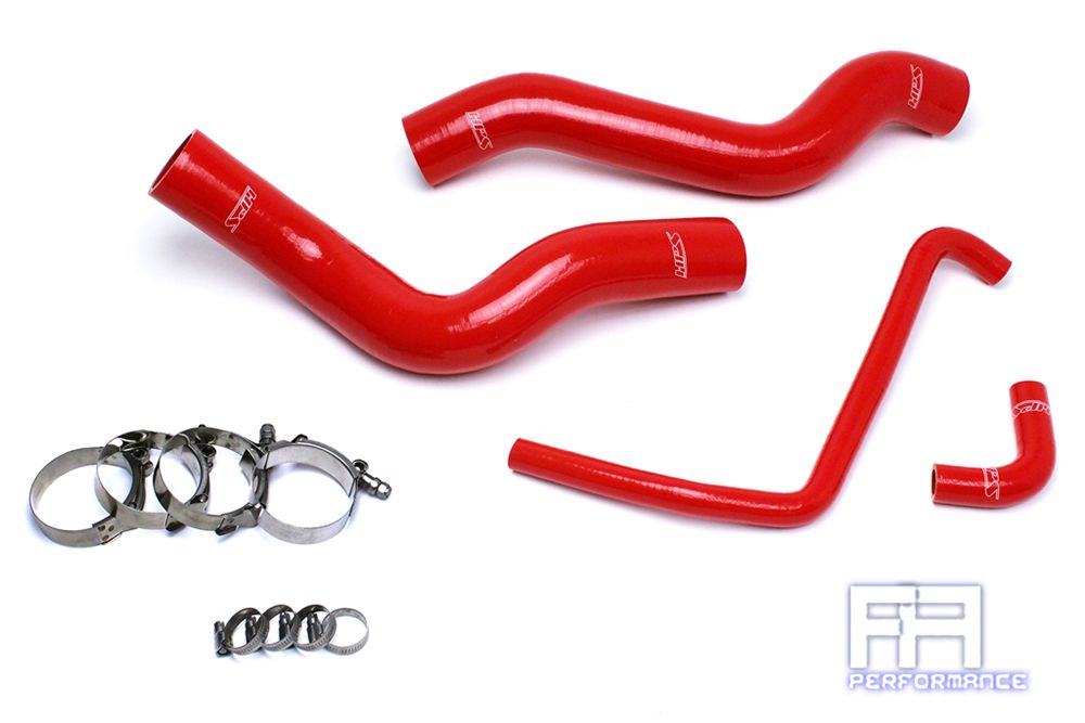 HPS Silicone Radiator Coolant Hose Kit For Dodge 13-14 Viper SRT-10 8.4L V10 Red