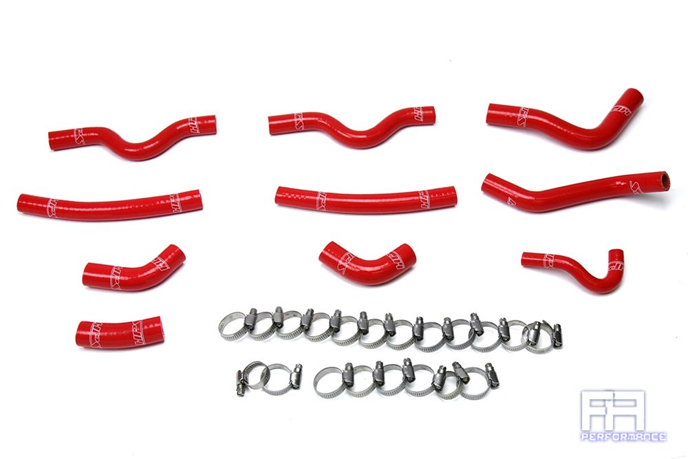 HPS Silicone Heater Hose Kit For 98-07 Lexus LX470 Land Cruiser 4.7L V8 Red