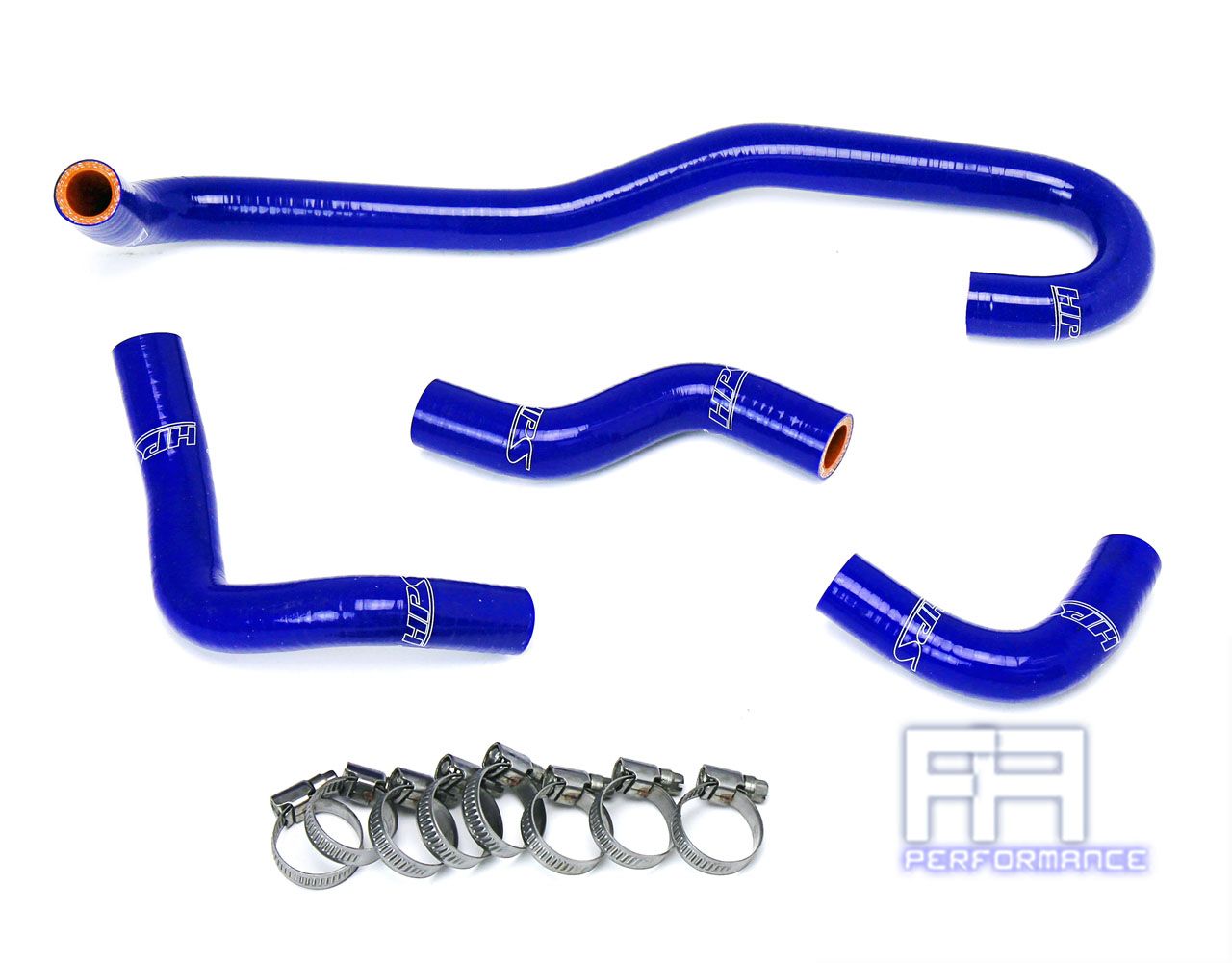 HPS Reinforced Heater Hose Kit For Toyota 89-92 Pickup 4Runner 3.0L V6 LHD Blue