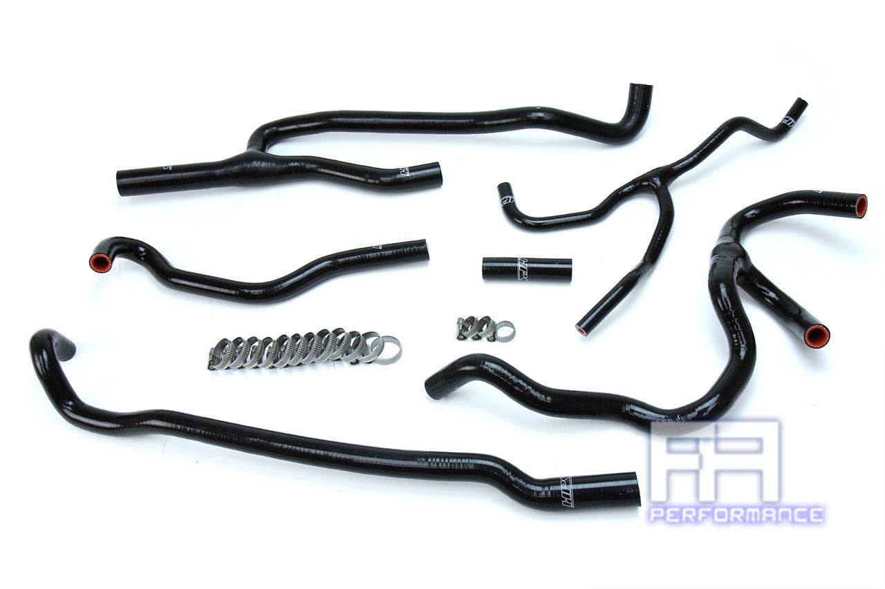 HPS Silicone Heater Hose Kit For Chevrolet 16-17 Camaro SS Coupe 6.2L V8 Black