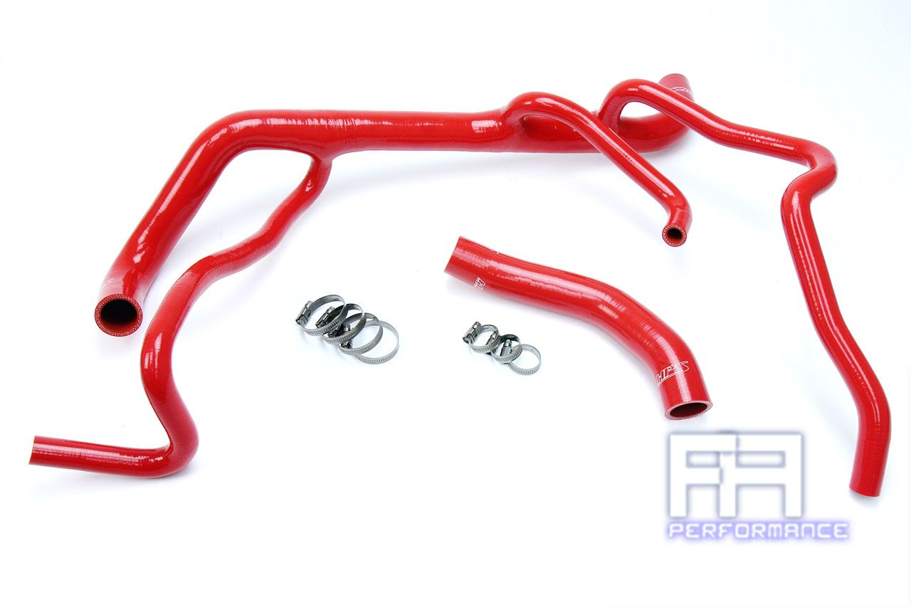 HPS Silicone Radiator Hose Kit For Chevy 16-17 Camaro SS Coupe 6.2L V8 Red
