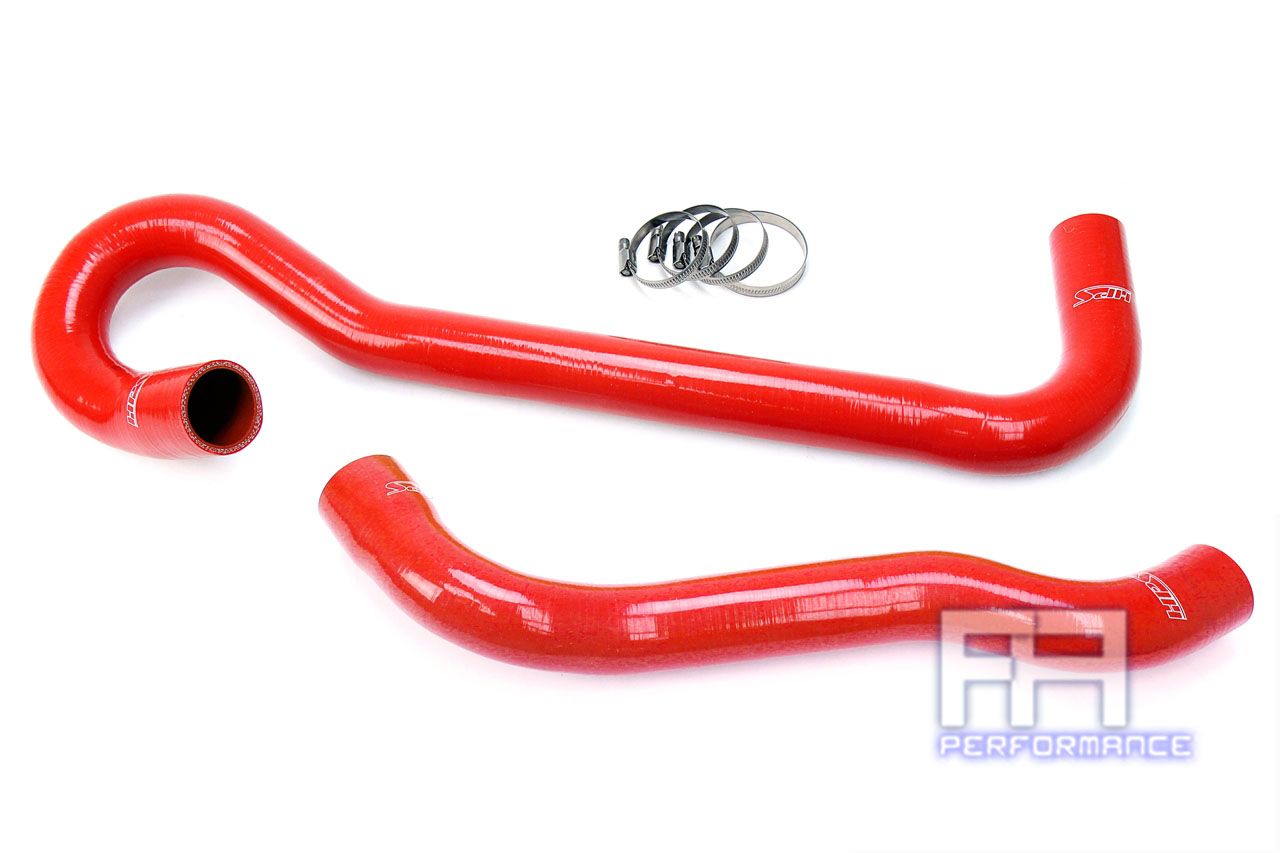 HPS Radiator Hose For 06-08 Commander XK, 05-08 Grand Cherokee 5.7L V8 WK1 Red