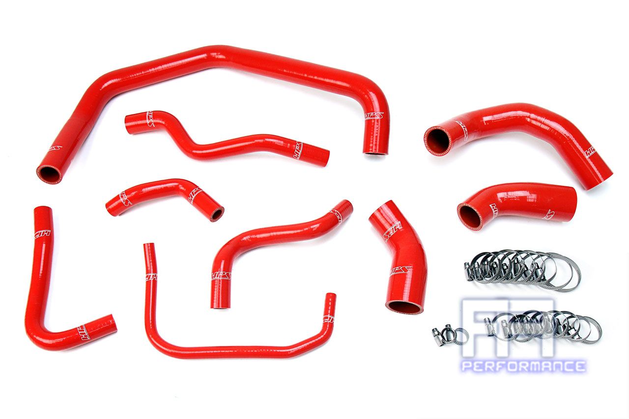 HPS Silicone Radiator Hose Kit For Ford 03-04 Mustang SVT Cobra 4.6L V8 Red