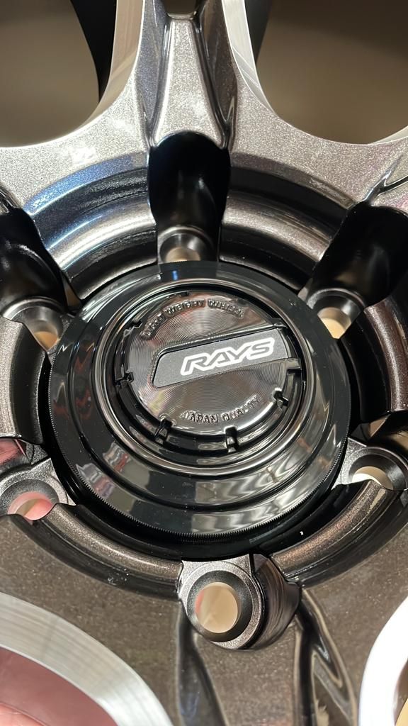 4x Rays LPS Center Cap Black *Bore 112* 57Trans-X 57CR-X 57DR-X TE37XT TE37Large