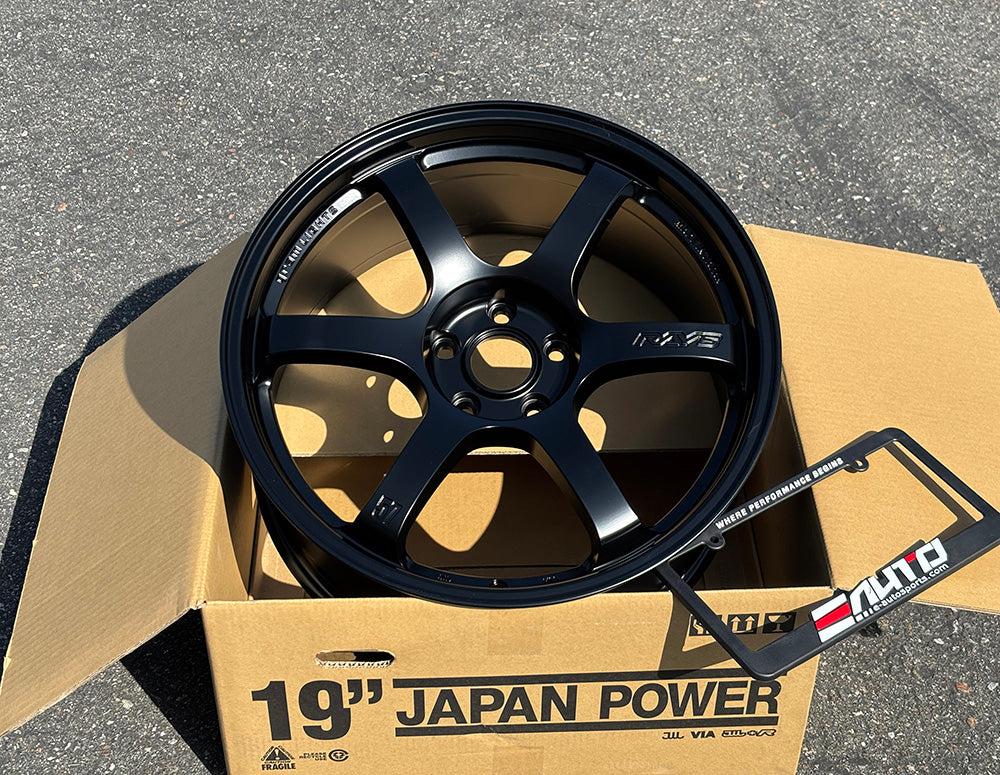 Rays Gram Lights 57DR Semi Gloss Black Wheels 19