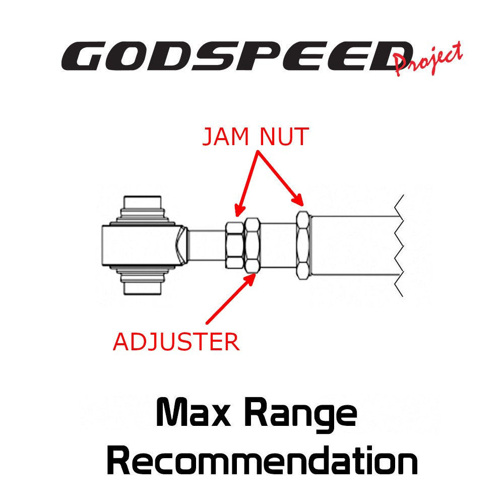 Godspeed 2pc Rear Upper Camber Arm for Volvo V70 08-10, V60 14-18, S60 11-18