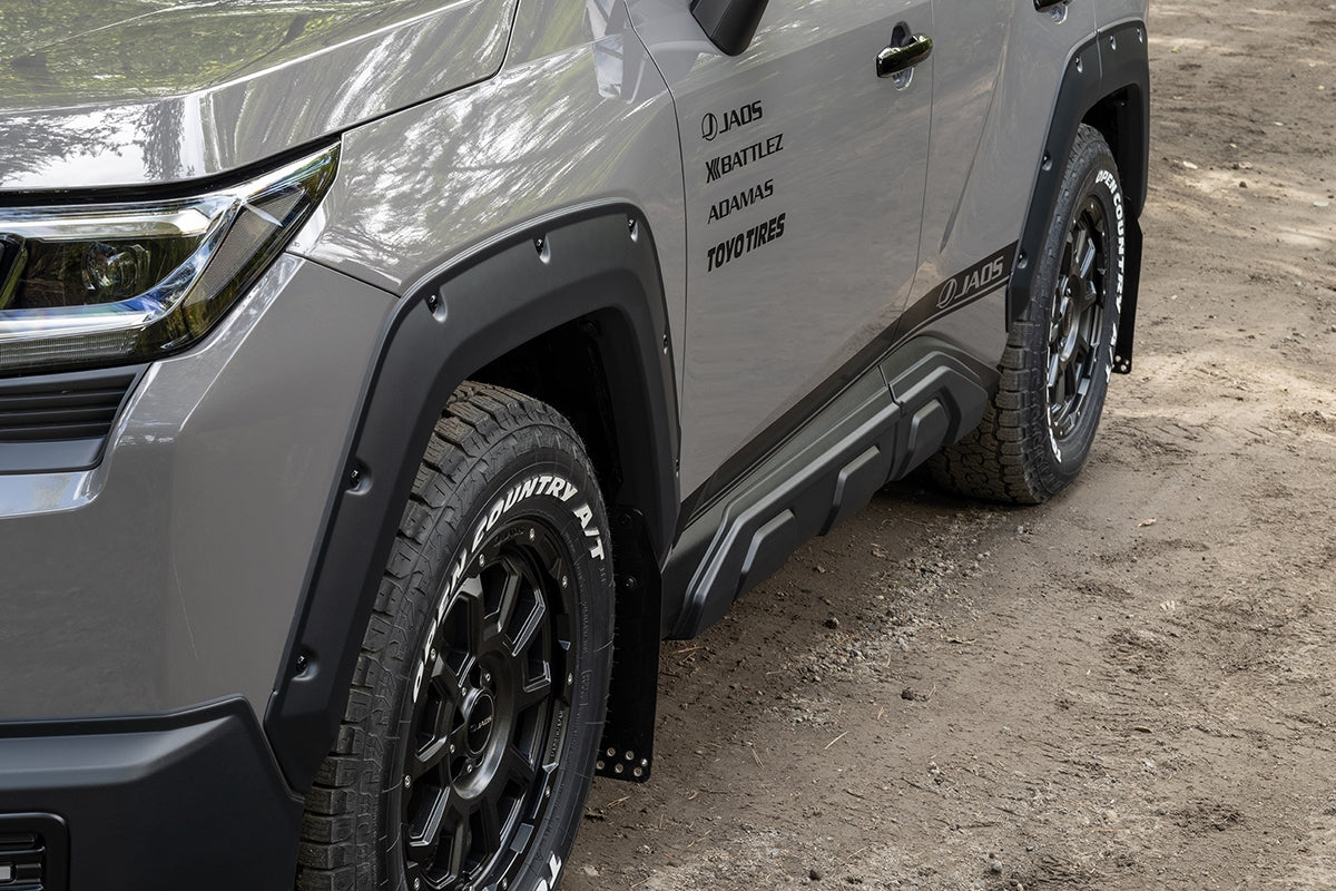 Jaos Fender Garnish Type-X for Toyota Rav4 Woodland (Adventure) 26+ Matte Black
