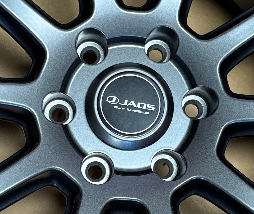 Jaos Tribe Cross 18x8.5 +41 6x139.7 for Lexus GX550 24+, Matte Gunmetallic