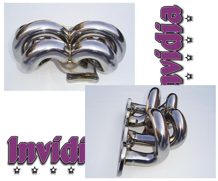 INVIDIA Stainless Turbo Exhaust Header Manifold Lancer Evo Evolution VIII IX 8 9