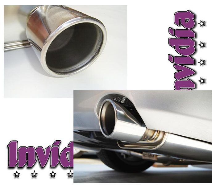 INVIDIA Q300 Dual Stainless Tip Axle Back Exhaust for IS250 IS350 06-13 RWD/AWD