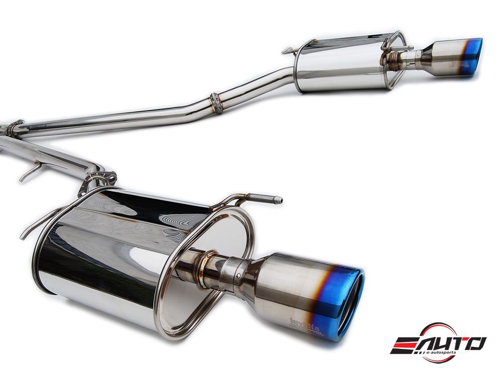 INVIDIA Q300 Roll Titanium Tip Catback Exhaust for *Sedan G35 G37 G37x Q40 07-15
