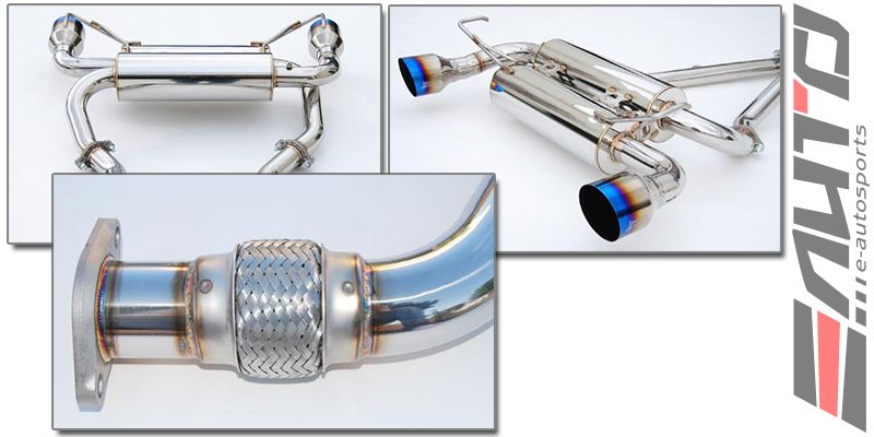 INVIDIA GEMINI 1 layer Titanium Tip Catback Exhaust for FX35 FX37 QX70 *V6 09-20