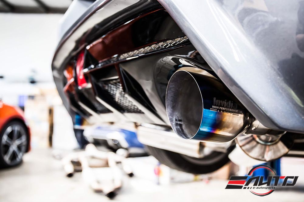 INVIDIA GT N1 Dual Titanium Burnt Tip Catback Exhaust for Nissan 370z 09-21
