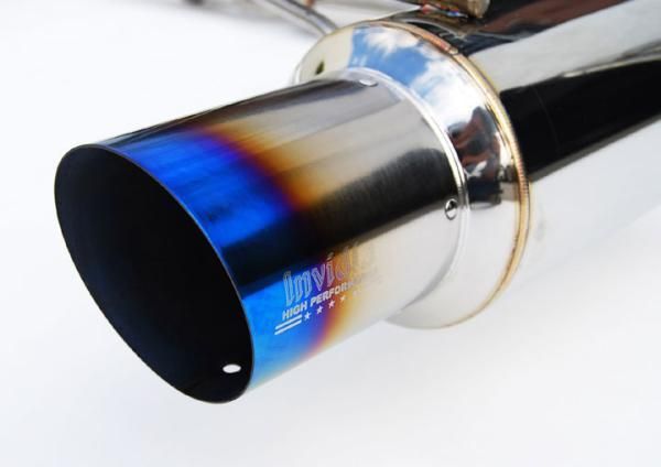 INVIDIA N1 101mm Dual Titanium Tip Catback Exhaust for Legacy 2.5GT Turbo 10-13