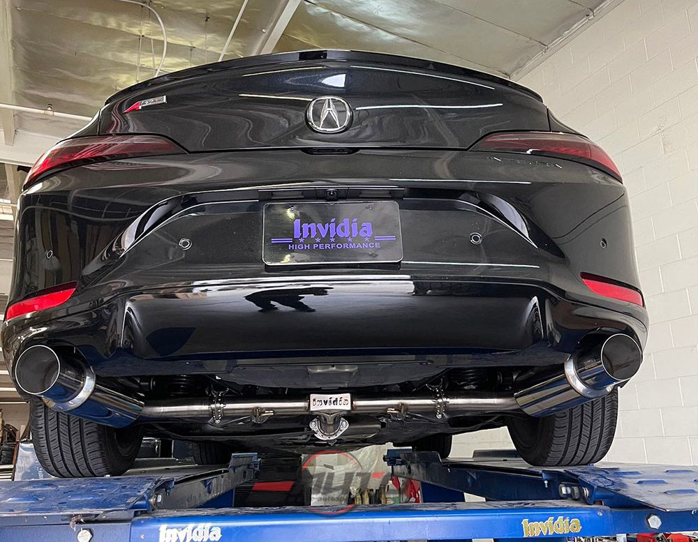INVIDIA Dual N1 Stainless Tip Catback Exhaust for Civic *Si, Integra 1.5T 22-25