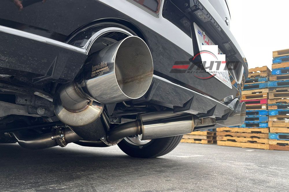 INVIDIA N1 Dual Stainless Steel Tip Catback Exhaust for Nissan Z RZ34 400Z 23-26
