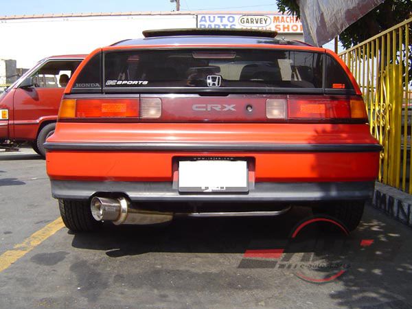 INVIDIA N1 101mm Stainless Tip Catback Exhaust for Honda CRX CR-X EF8 ED9 88-91