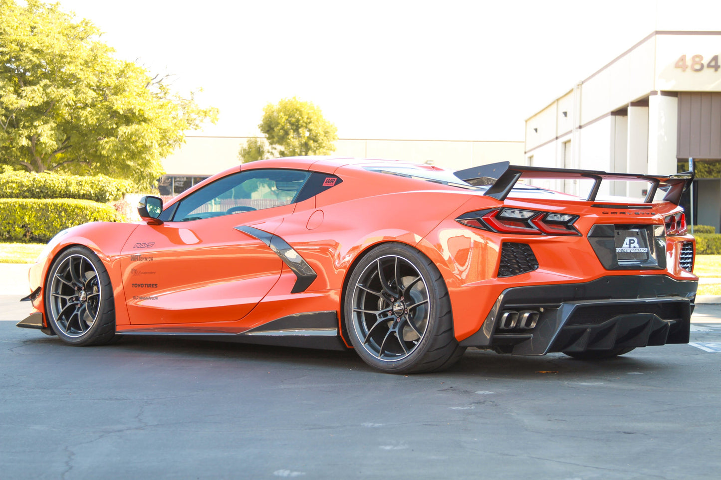 APR Performance Chevrolet Corvette C8 License Plate Backing 2020-UP
