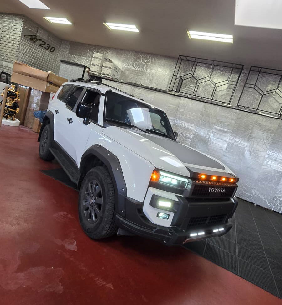Jaos Front Nose Protector for Toyota LC250 Land Cruiser 24+ (Matte Black)