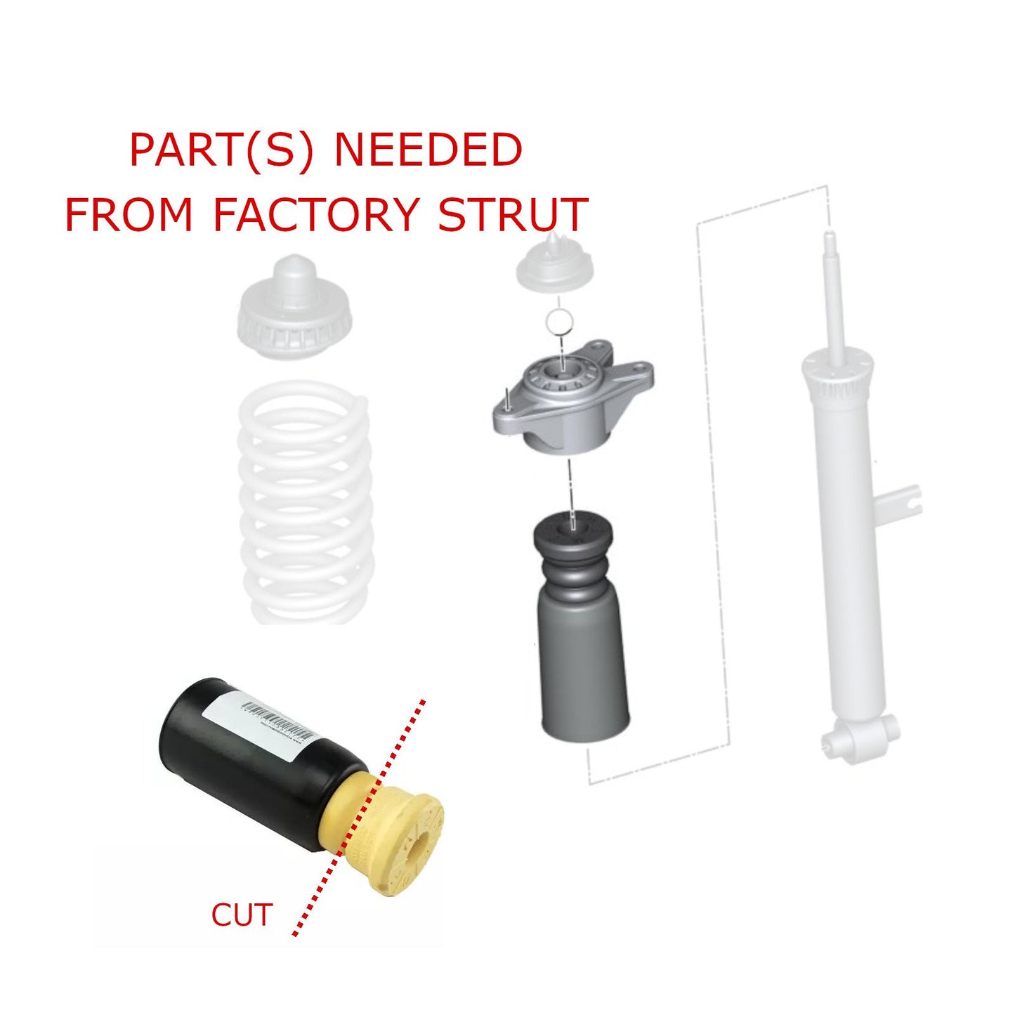 Godspeed MonoRS Coilover Shock+Spring for BMW G42 230i M240i RWD/xDrive 21-25