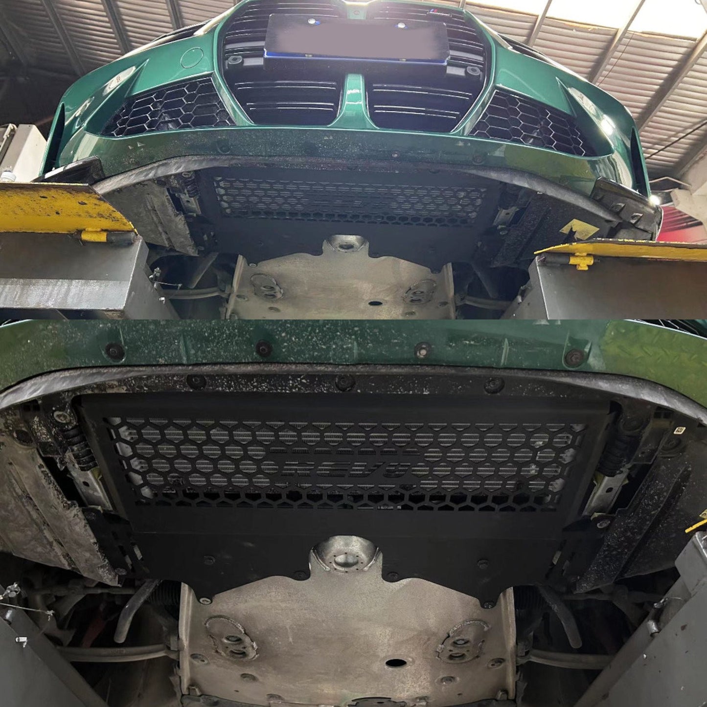 Rev9 Oil Cooler Skid Plate Underhood Shield BMW G80 M3 G82 M4 G87 M2