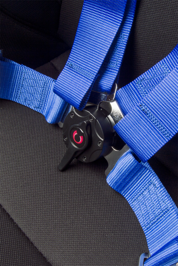 Cipher Racing Blue 4 Point Camlock Racing Harness Set (Sold in Pairs)