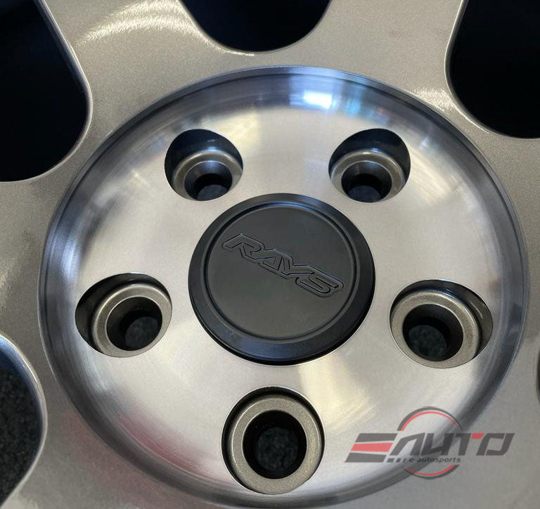 4x Rays Blast / Matte Black Center Cap ZE40 TE37 Ultra Saga Sonic CE28N 21A 21C