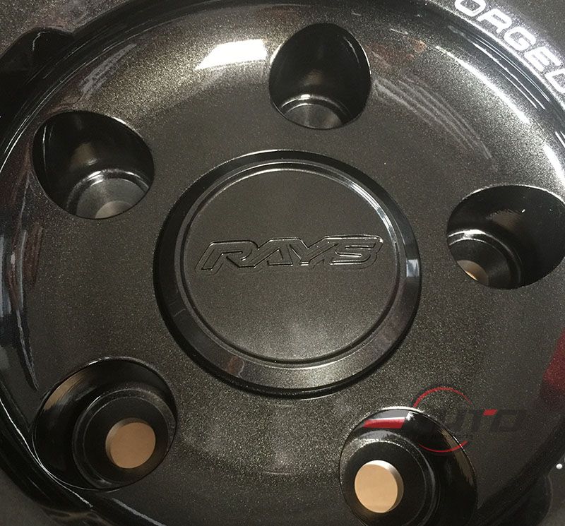 4x Rays Diamond Black / Dark Gunmetal Center Cap ZE40 TE37 Ultra Saga Sonic CE28N 21A 21C