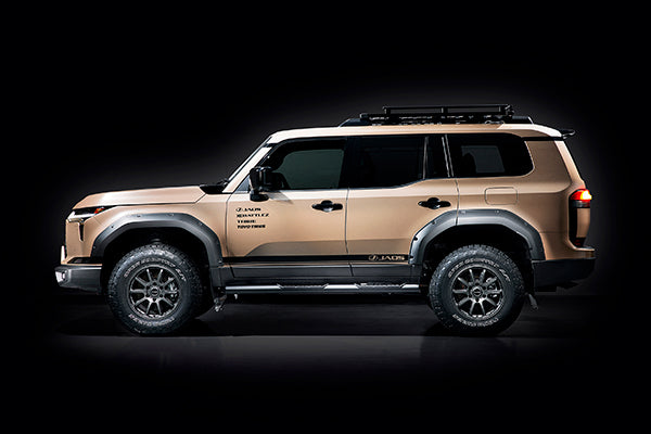 Jaos Front Bumper Guard (Add-on) Matte Black Lexus GX550 Overtrial 24+