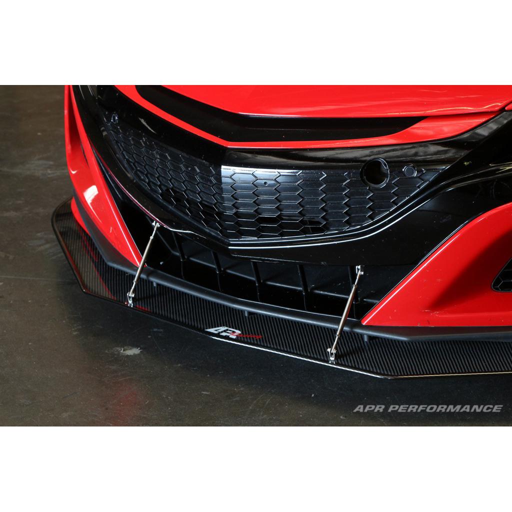 APR Acura NSX Stock Bumper Front Wind Splitter 2016 - 2022