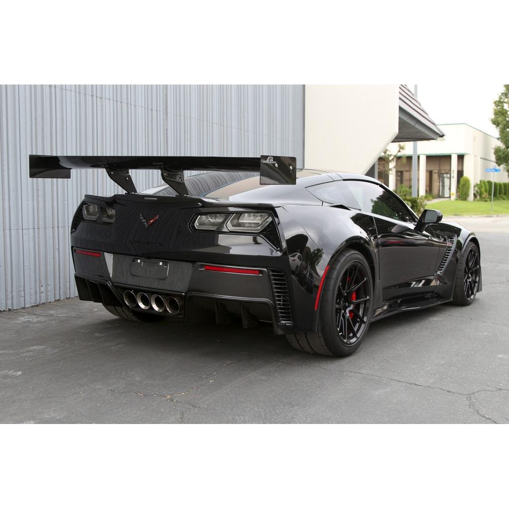 APR Performance Chevrolet Corvette C7 Z06 / Grand Sport GTC-500 Chassis Mount Adjustable Wing 2015-2019