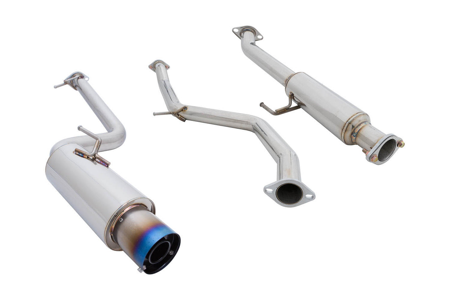 MEGAN 4" Titanium Blue Tip Drift Catback Exhaust for SCION tC 11-15 AGT20