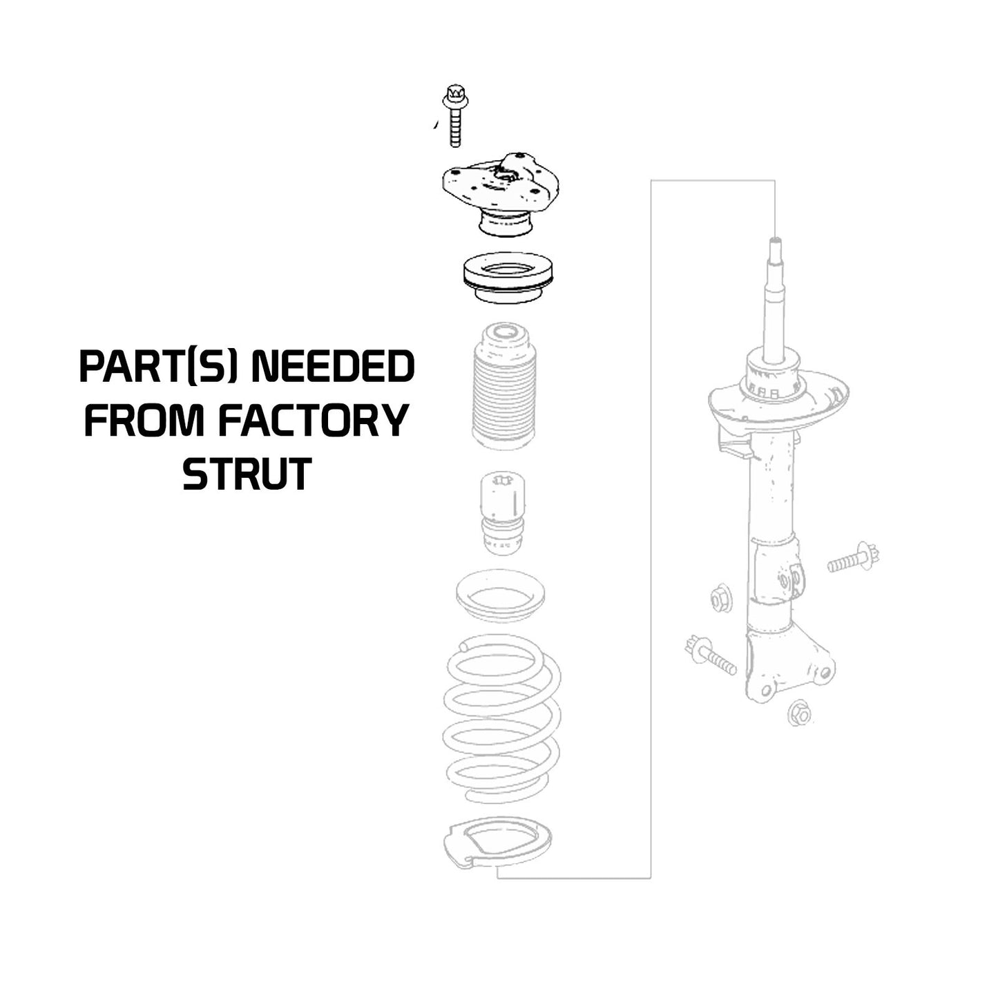 Godspeed MonoRS Coilovers - C230 C250 C280 C300 C350 W204 Coupe/Sedan 08-14 RWD