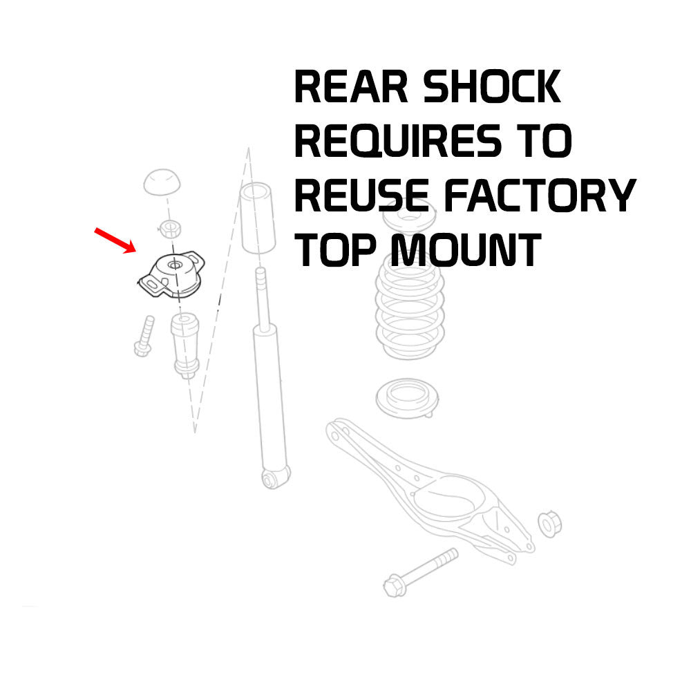 Godspeed MonoSS Coilover Shock for Golf R GTI MK8 22-24, Jetta A7 19-24