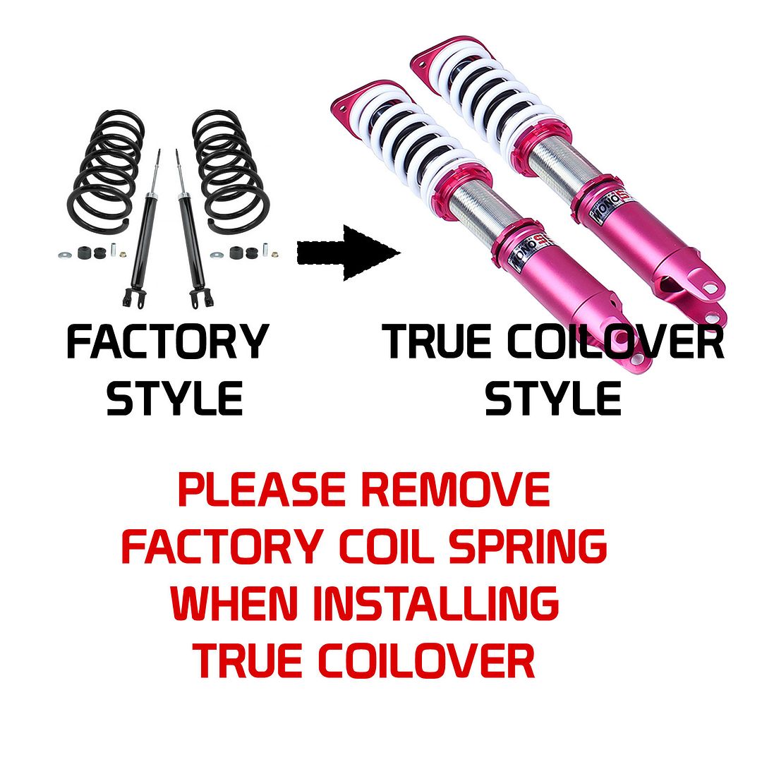 Godspeed MonoSS True Coilover Shock+Spring Altima 07-18, Maxima 09-20