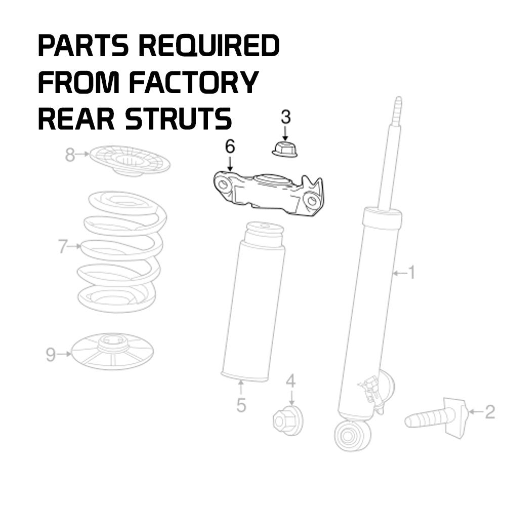 Godspeed 16way MonoSS Coilovers Shock - Malibu 13-15, Impala 14-20